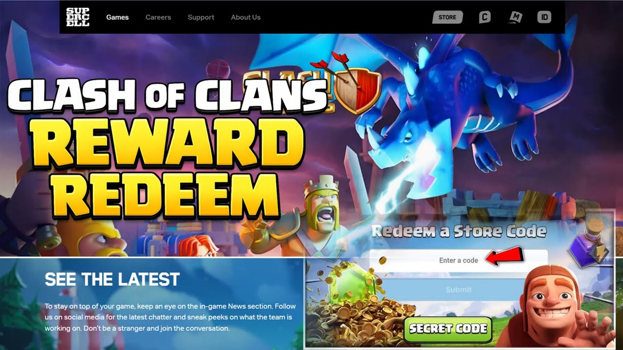 Clash of Clans Redeem Rewards Test 🎁 | Free Items Possible? (2025 Guide)