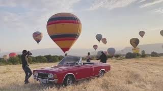 Vintage Car Ride Hot Air Balloon Cappadocia