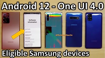 Android 12 One UI 4.0 is coming! Is your Samsung phone/tablet going to get the new update?