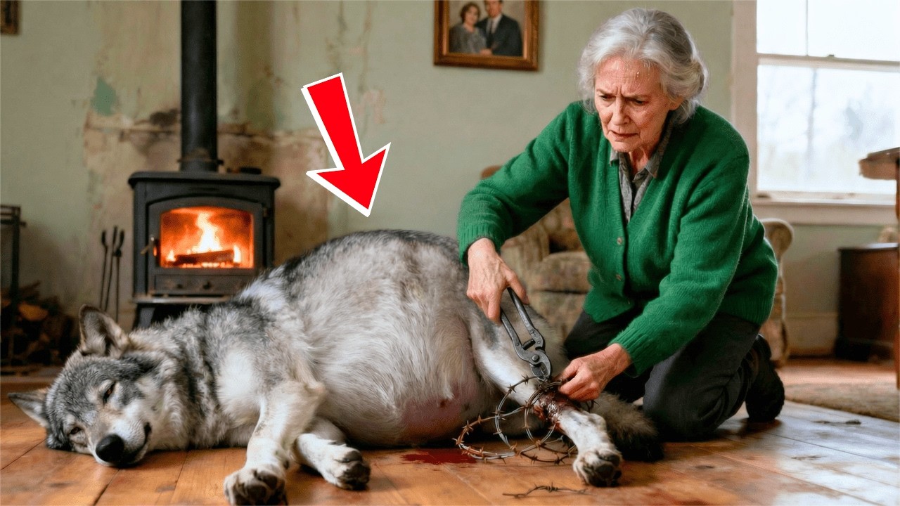 A Dying Pregnant Wolf Begged an Old Woman for Help — and Changed Her Lonely Life Forever