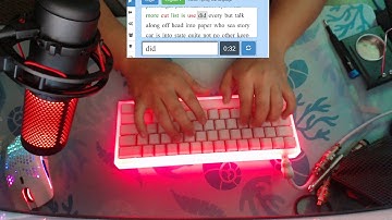 Holy Panda Acrylic Tofu Sound Test (ASMR)