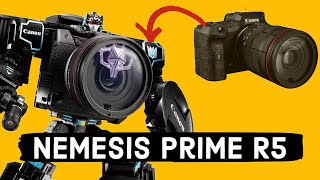 Canon X Transformers Nemesis Prime R5 / Unboxing and Review  … A wicked Optimus Prime collab