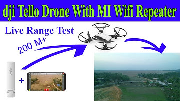 dji tello drone with mi wifi repeater | Range Test