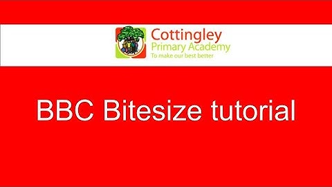 Tutorial Video - BBC Bitesize