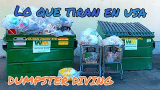 Lo que tiran en USA🇲🇽🇺🇸encuentro muchas cosas buenas buscando entre la basura( DUMPSTER  DIVING)