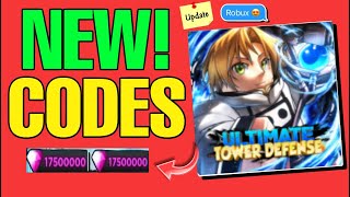 ⚡NEW! CODES⚡ULTIMATE TOWER DEFENSE CODES  ULTIMATE TOWER DEFENSE CODES 2024