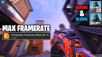 COD MOBILE CONFIG 60FPS MAX FRAME RATE | FIX FRAME DROP BR MP | CODM CONFIG UPDATE