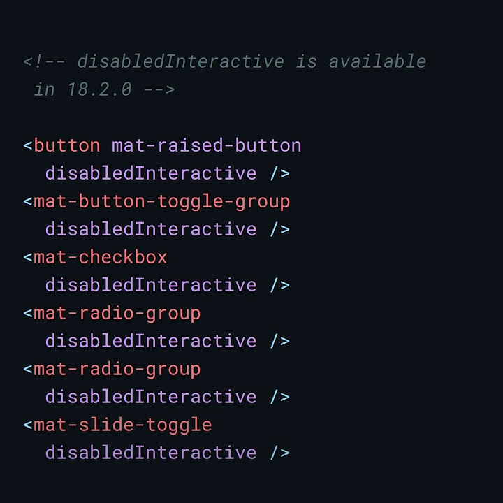 Show tooltip with a disabled button in Angular Material #angular # ...