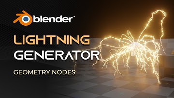 Lightning Electric Generator | Blender Geometry Nodes