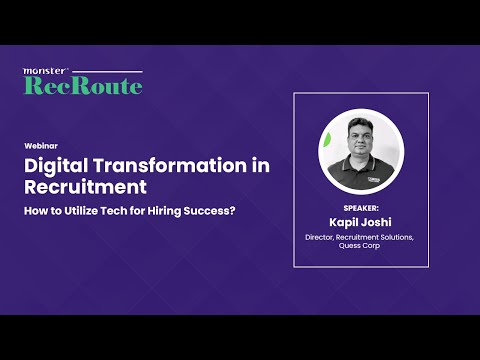 RecRoute - Webinar on Digital transformation in Recruitment: How to Utilize Tech for Hiring Success