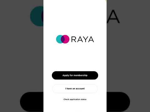 How to apply for membership in Raya app?