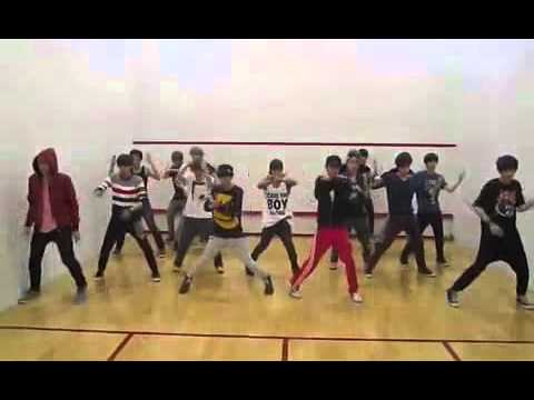 EXO & SHINee special stage -  Lucifer practice