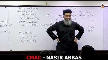 CAF 3 | CMA | Lecture 47 | Process costing | Sir Nasir Abbas |Spring 24