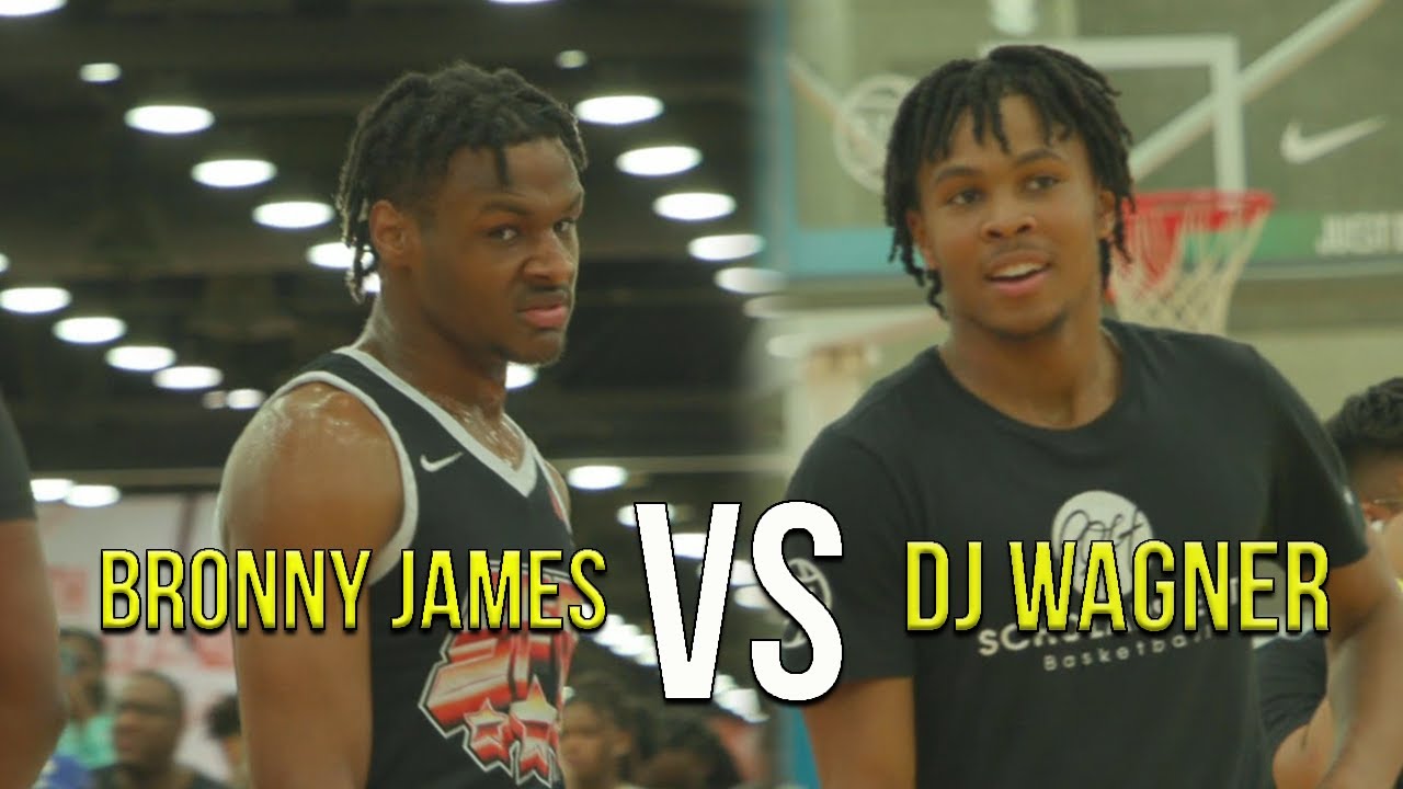 BRONNY JAMES vs DJ WAGNER! SHOWDOWN At EYBL Louisville YouTube