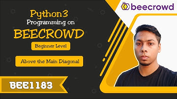 BEE 1183 - Above the main diagonal  Solution | Python3 Programming on Beecrowd Beginner Day 93