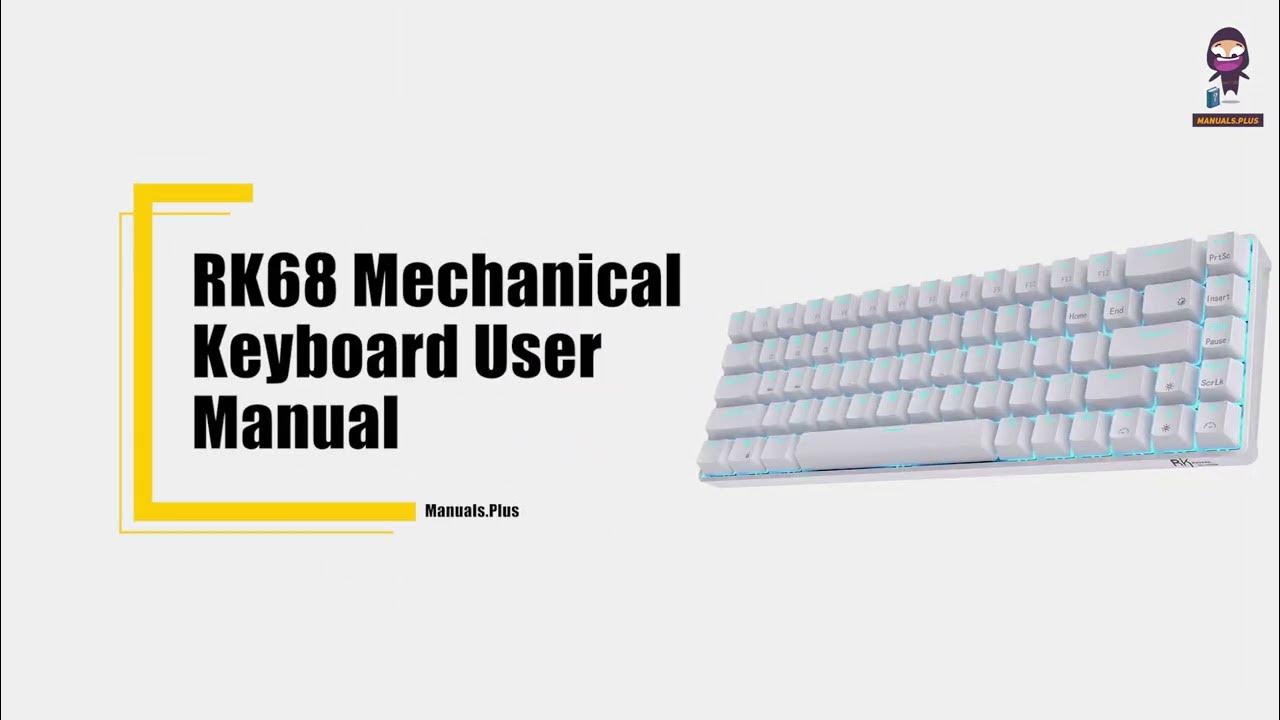 Royal kludge rk68 mechanical keyboard backlight bluetooth and