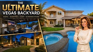 Inside a $1.45M Las Vegas Luxury Home | Modern Renovation, Casita, Resort Pool & 4 Car Garage