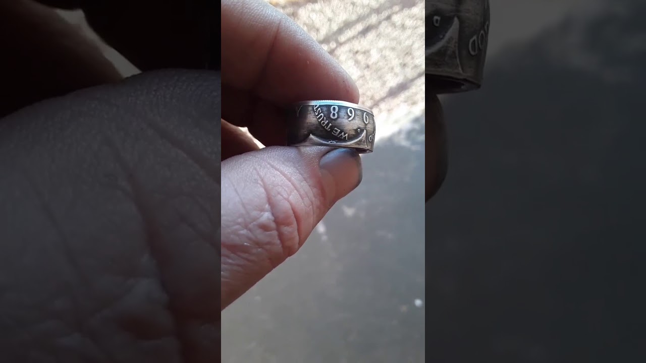 Kennedy coin ring- Thomas with Pocket Change- Custom Handmade Coin Jewelry- Phoenix Az