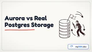 Aurora's storage model: how it differs from real Postgres