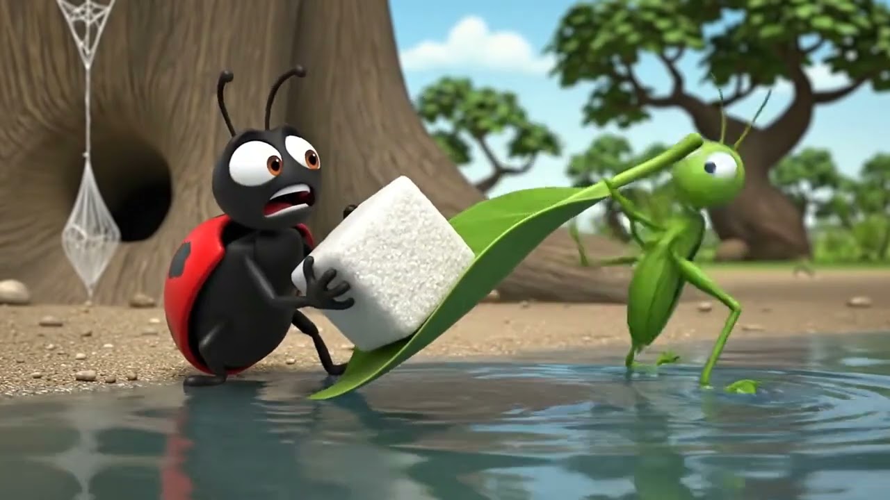 Racing Bugs The Sugar Cube Chase | 3D Animation