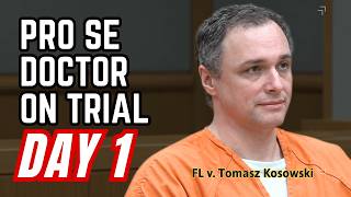 Pro Se Defendant on Trial for Murder of Attorney Steven Cozzi | FL v. Tomasz Kosowski Day 1 Update