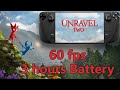 Unravel Two - Steam Deck Gameplay - 60 FPS and 3 Hours of Battery Life #steamdeck