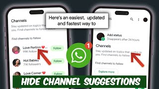 How to Hide WhatsApp Channels Suggestions 2025 | How to Hide & Remove Channels in WhatsApp screenshot 4