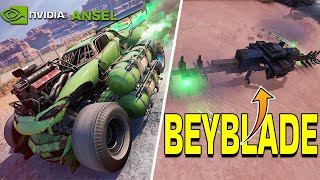 Explosive BeyBlades in Crossout! +  Free Stuff With NVidia Ansel Screenshot Competation