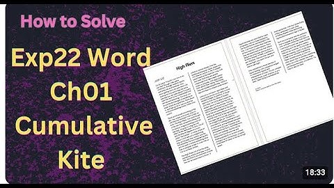 Exp22_Word_Ch01_Cumulative_Kite | Exp22_Word_Ch01 | Cumulative_Kite | Cumulative Kite