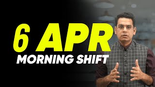 🚨6th April Morning Shift Analysis in 90 seconds | JEE Main 2024 | MathonGo | Anup Sir