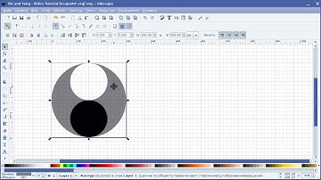 Yin Yang - Create with Inkscape
