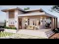 Simple and elegant modern bungalow house design  2bedroom