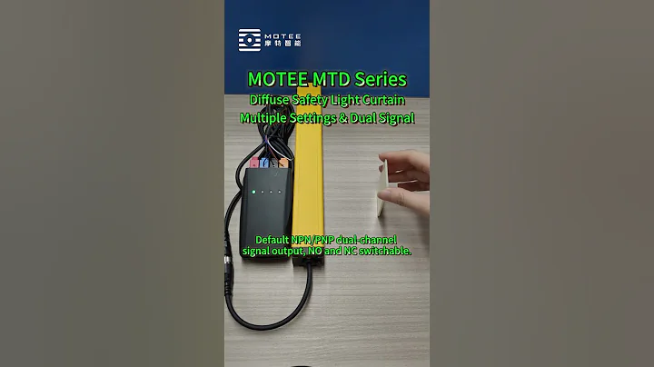 MOTEE MTD Series. Diffuse Safety Light Curtain. Multiple settings & Dual signal. #curtains #sensor