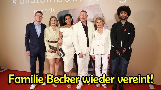 Rare appearance: Boris Becker's family unites at his book launch - YouTube