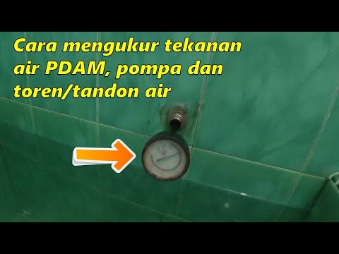 Video: Cara Mengukur Tekanan Air