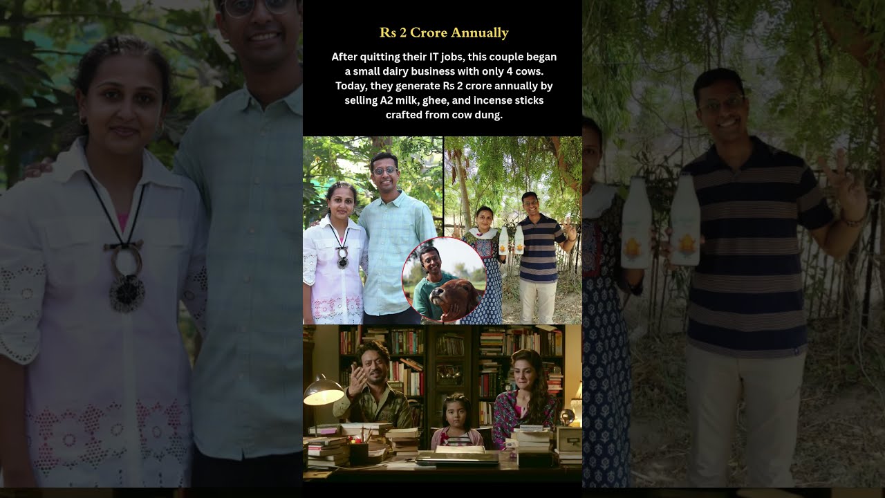 From IT To 2 Crore How 4 Cows Changed Their Life Shorts Trending Viral Shortvideo