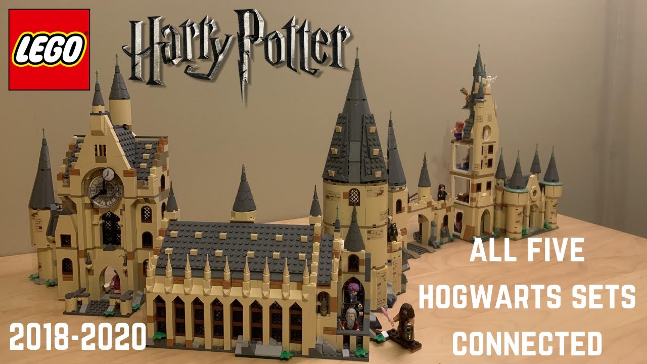 Harry Potter Hogwarts Great Hall Castle Series Auditorium Building Blocks  Brinquedos Lego Tijolos Compatíveis Educativos Para Crianças Presentes