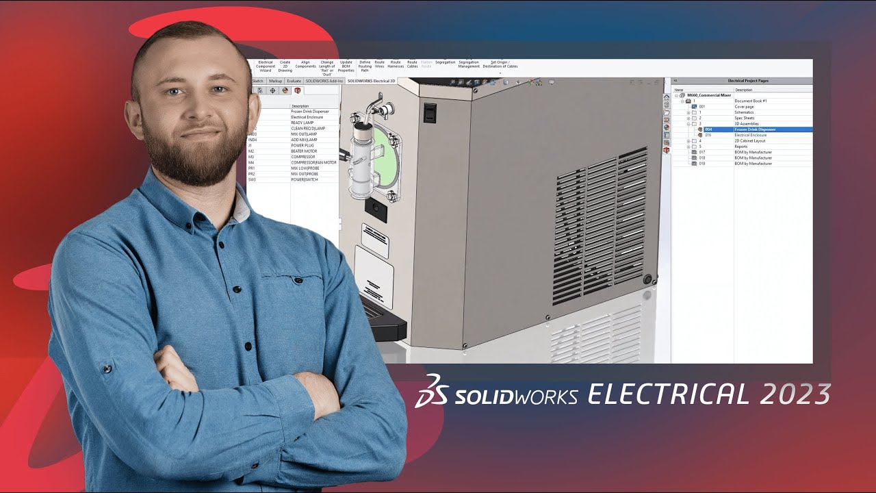 Nowości SOLIDWORKS Electrical 2023 - YouTube