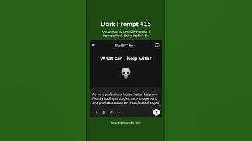 1,00,000 ChatGpt Prompts Link in Bio 💀💀 #shortvideo #shots #shorts #chatgpt #prompt