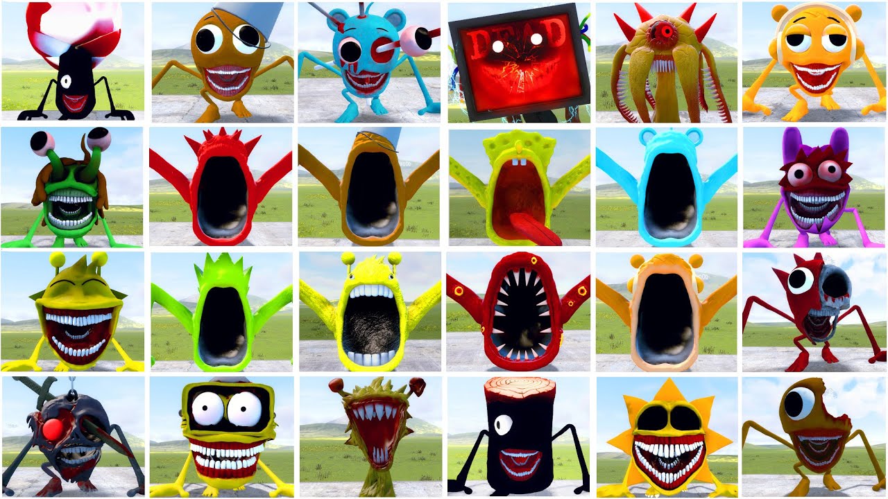 WHICH NEW ALL THE SPRUNKI TAPES FAMILY AND SPRUNKI SEA EATER FAMILY IS THE STRONGEST? In Garry's Mod