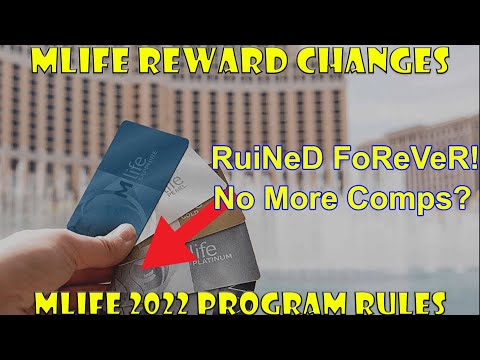 MLife Rewards Program Changes 2022 | MGM ruins Mlife Rewards Forever