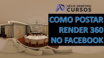 Como postar render 360 no Facebook | Dica rápida