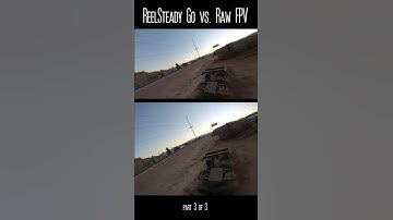 Reelsteady Go vs Unstabilized #fpv comparison