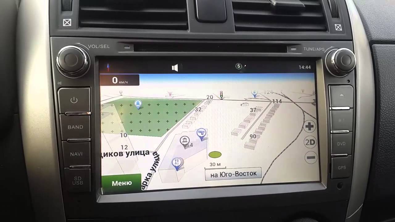 Прошивка головного устройства тойота королла