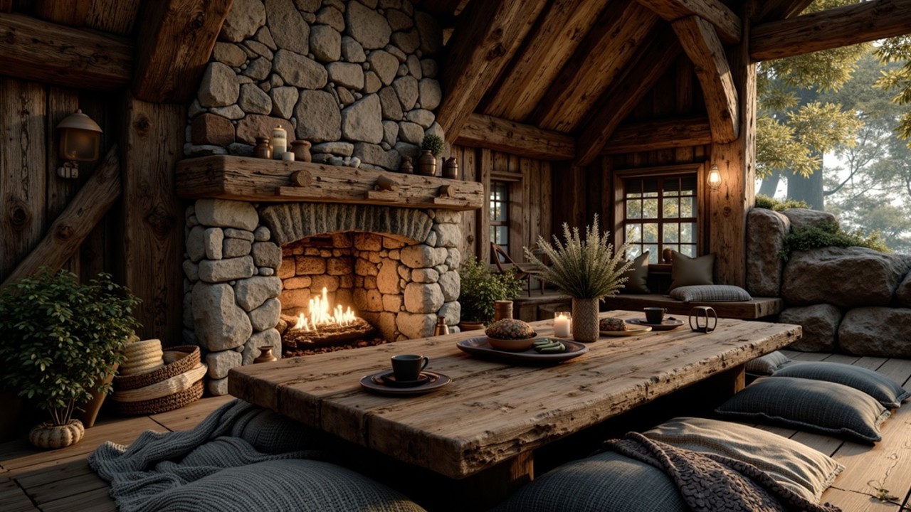 Relaxing Jazz Music for Study & Focus | Уютная атмосфера камина в хижине