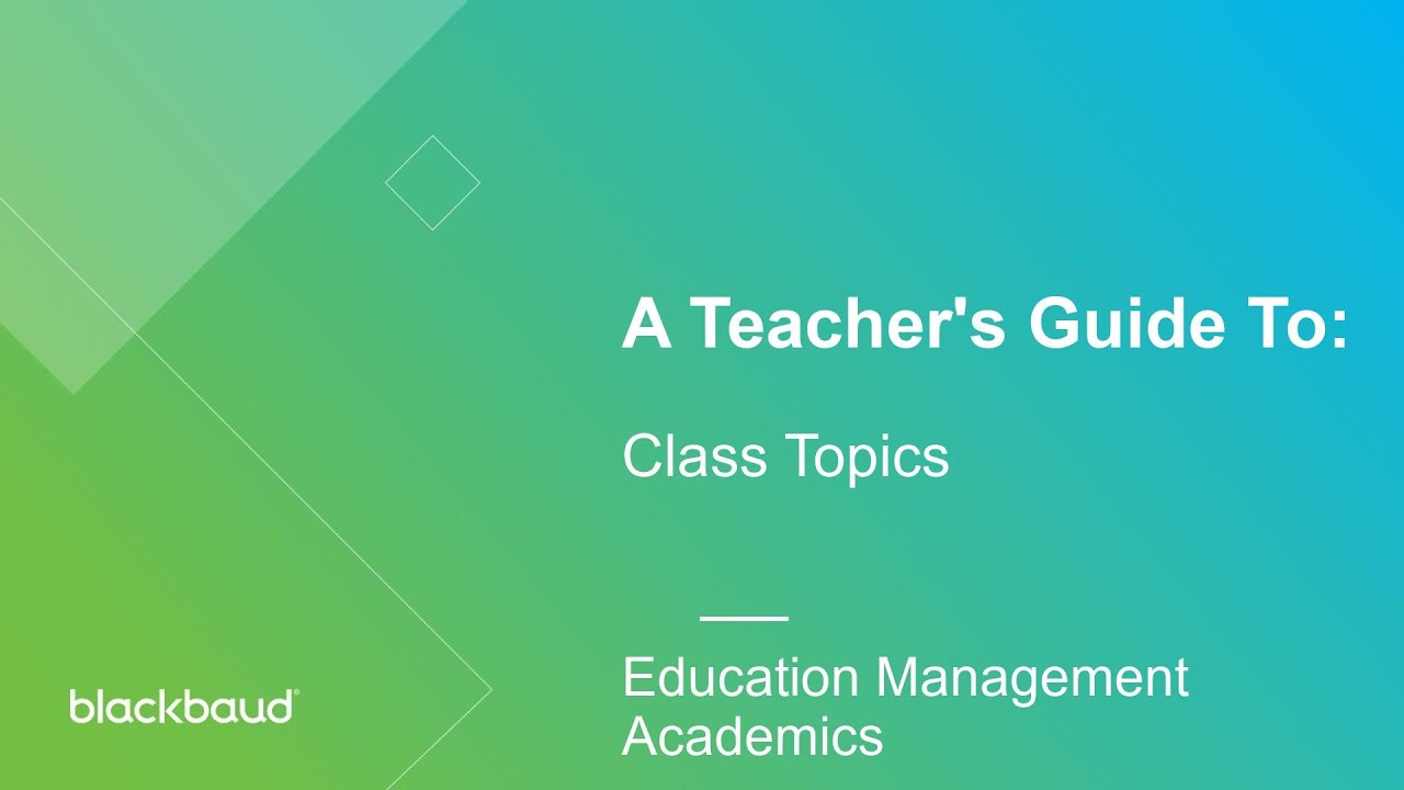 project topics on education management