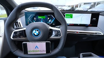New BMW Android Auto Demonstration Multimedia System 2022