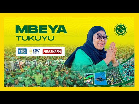 TBCLIVE MKUTANO WA KAMPENI ZA MGOMBEA URAIS CCM TUKUYU MBEYA