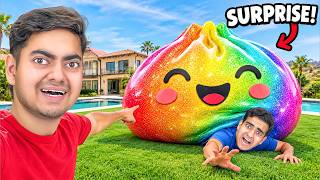I Made a GIANT Squishy Dumpling to Surprise My Brother!