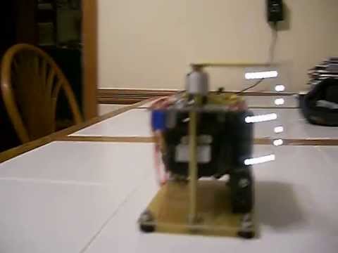 Basic Stamp (Parallax) Clock, Scanning LED Marquee display using stepper motor